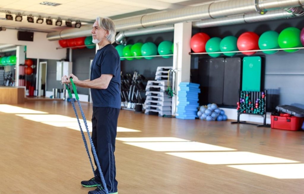Golf Exercises For Seniors Using Resistance Bands